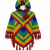 Hand Knit Wool Poncho Made in Nepal