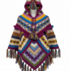 Hand-Knitted Hippie Wool Poncho | 100% Natural Boho Winter Wear | Fair Trade Wholesale Worldwide