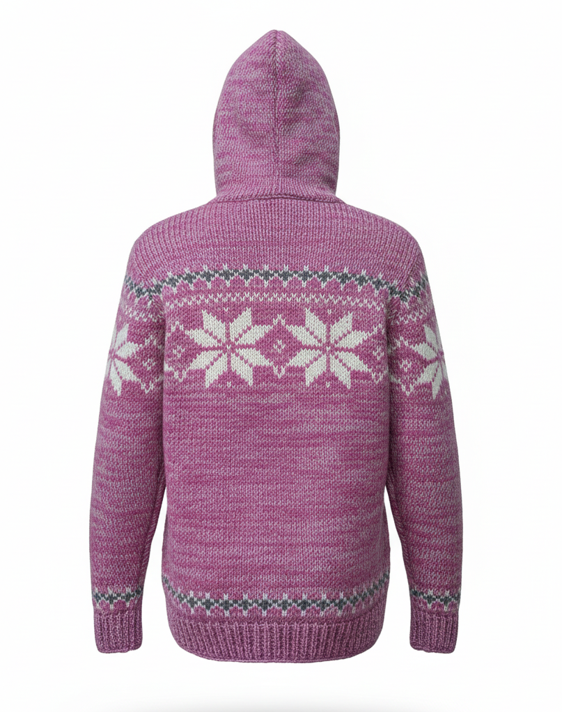 Artisan Handmade Pink Wool Jacket | Cozy Fleece Lined | 100% New Zealand Wool | Global Wholesale