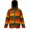 Handcrafted Bohemian Jacket | Knitted & Fleece Lined | Pure NZ Wool | Hippie Winter Wear
