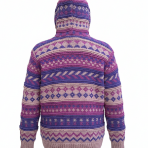 Unisex Handmade Wool Jacket | Boho Knitted & Fleece-Lined | Pure NZ Wool | Wholesale Export