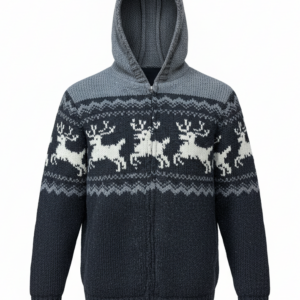 Boho Handmade Knitted Jacket | Fleece-Lined | 100% Pure New Zealand Wool | Wholesale