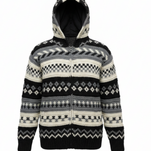 Natural Color Boho Handmade Wool Jacket | Fleece-Lined | 100% New Zealand Wool | Wholesale