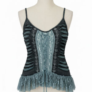 Stylish Hippie Women’s Lace Top | Razor Cut Detailing for Bohemian Vibes