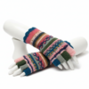 Nepalese Hand-Knit Wool Fingerless Gloves | Eco-Friendly Hippie Winter Accessories