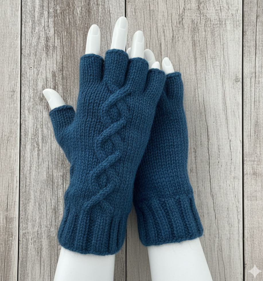 Artisan Fingerless Wool Gloves from Nepal | Handmade Boho Hippie Gloves Wholesale