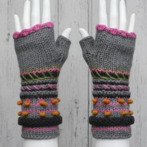 Nepal Artisan Fingerless Wool Gloves | Fair Trade Winter Wear | Hippie Style