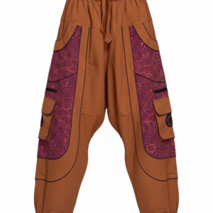 ohemian Printed Cotton Trousers – Handmade in Nepal