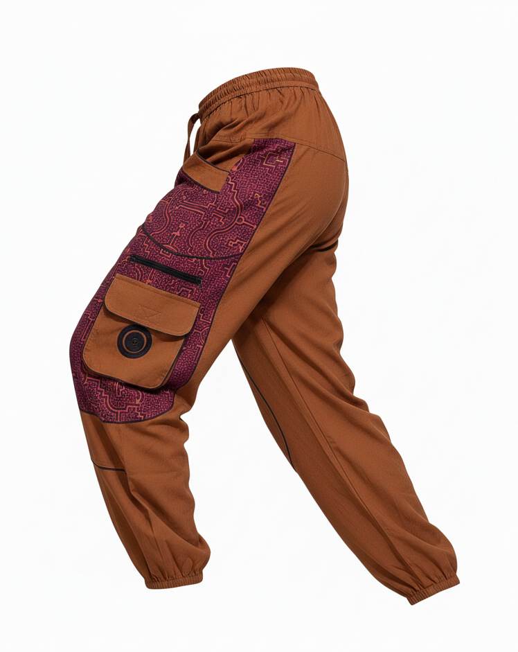 ohemian Printed Cotton Trousers – Handmade in Nepal