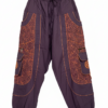 Handmade Cotton Print Hippie Trousers – Made in Nepal