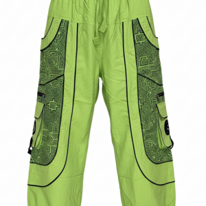 Unisex Hippie Cotton Printed Trousers – Made in Nepal