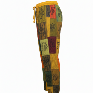 Colorful Boho Patchwork Pants – Handmade in Nepal | Hippie Festival Clothing Wholesale