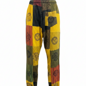 Ethnic Gheri Patchwork Pants Made in Nepal – Hippie Streetwear | Wholesale Boho Fashion
