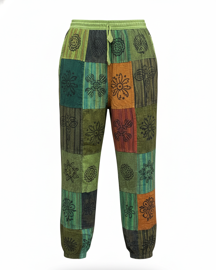 Eco-Friendly Cotton Patchwork Harem Pants – Nepal Hippie Style | Wholesale Supplier