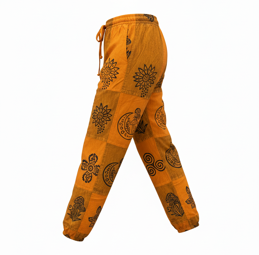 Unisex Hippie Patchwork Pants – Made in Nepal | Boho Festival Wholesale Collection