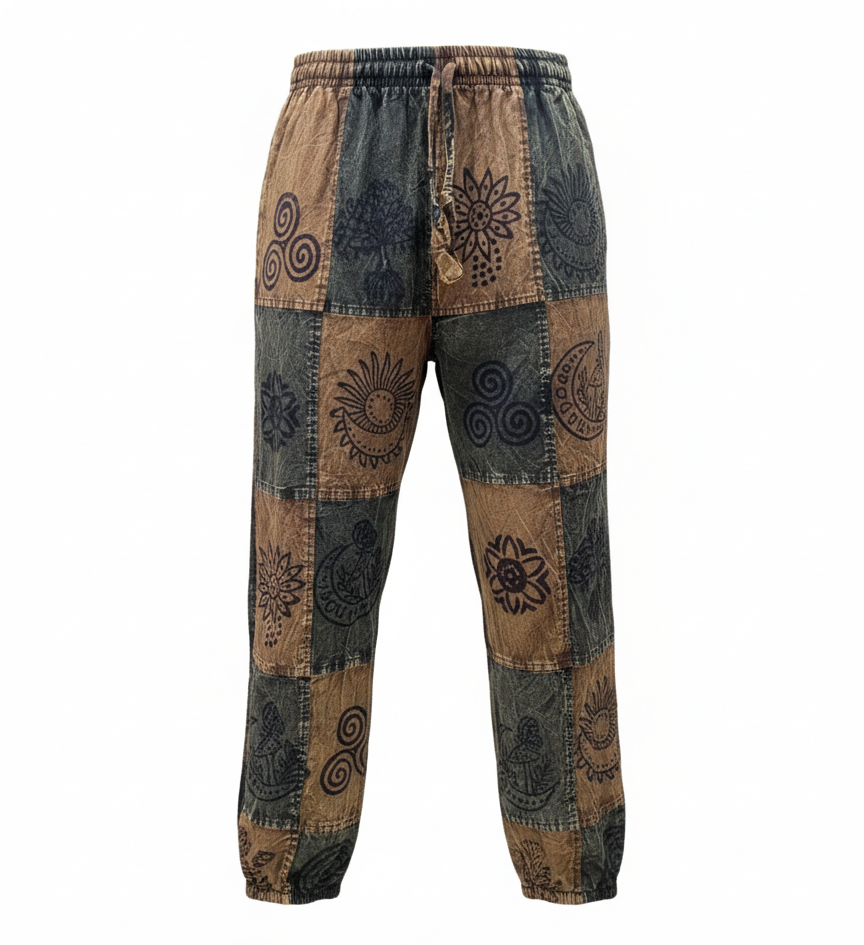 Premium Boho Patchwork Harem Pants – Made in Nepal | Ethical Wholesale Clothing