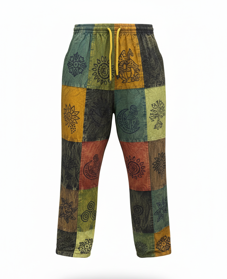“Handmade Printed Fine Cotton Hippie Pants – Nepal Boho Festival & Travel Wear | Wholesale Supplier