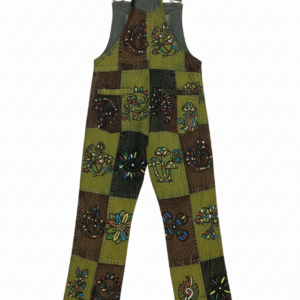 Handmade Hippie Patchwork Cotton Overalls – Boho Festival Dungarees | Nepal Wholesale