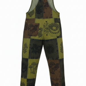 Bohemian Patchwork Cotton Dungarees – Handmade Hippie Festival Overalls | Wholesale