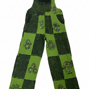 Gypsy Boho Patchwork Cotton Overalls – Handmade Festival Dungarees | Bulk Wholesale