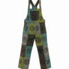 Boho Hippie Patchwork Dungarees – Handmade Cotton Overalls for Festivals | Bulk Wholesale