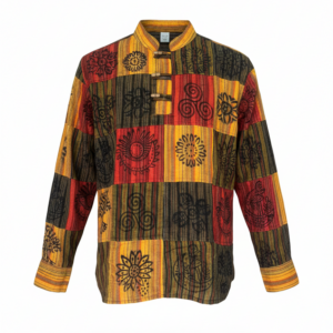 Artisan Patchwork Hippie Shirts – Colorful Cotton Boho Festival Wear | Wholesale Nepal