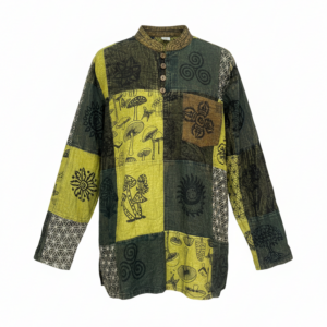 Handmade Cotton Patchwork Shirts – Hippie Boho Festival Clothing | Bulk Order Supplier
