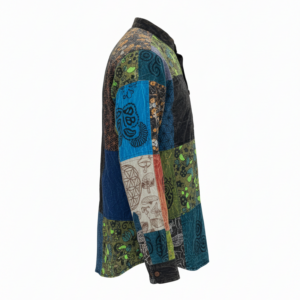 Handmade Patchwork Hippie Cotton Shirts – Boho Festival Wear | Wholesale Bulk Supplier Nepal