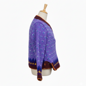 Hand Knitted Woolen Cholo Jacket for Ladies