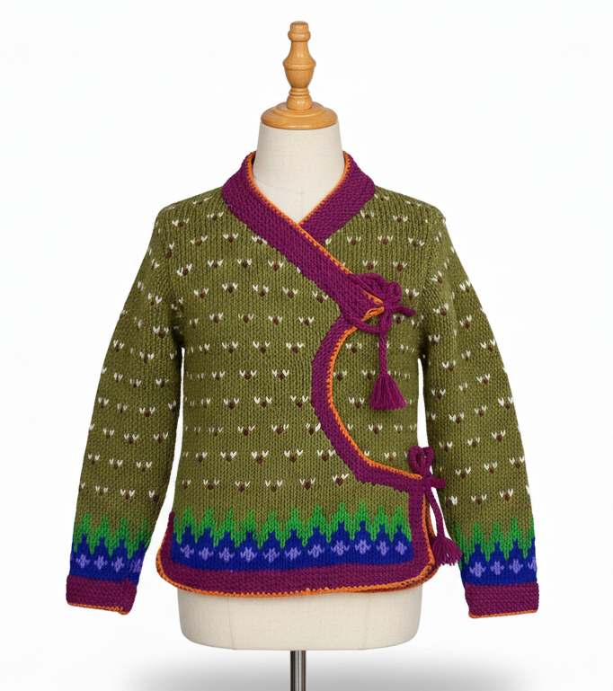 Authentic Handmade Cholo Wool Jacket – Nepalese Hippie Boho Women’s Winter Wear | Bulk Wholesale