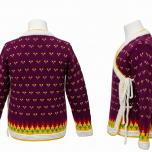 Bohemian Hand Knitted Wool Cholo Jacket for Ladies – Ethnic Himalayan Hippie Style | Wholesale Supplier