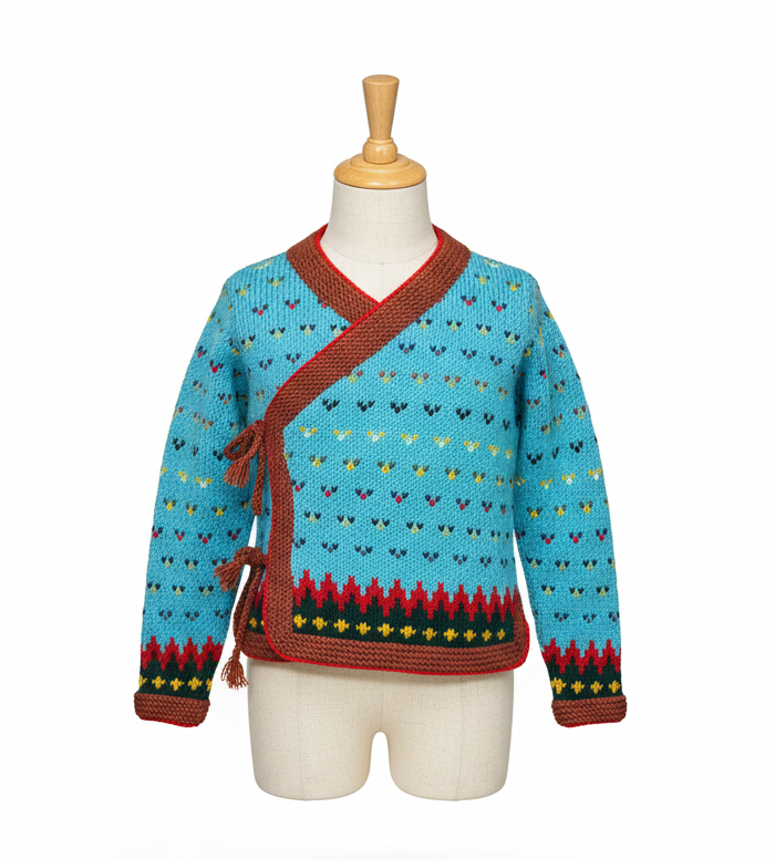 Premium Handmade Wool Cholo Jacket – Nepal Boho Hippie Women’s Winter Coat | Festival & Wholesale Fashion