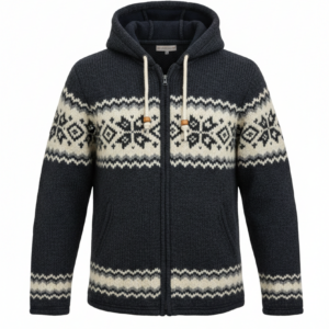 Himalayan Handmade Fleece Lined Sherpa Wool Jacket