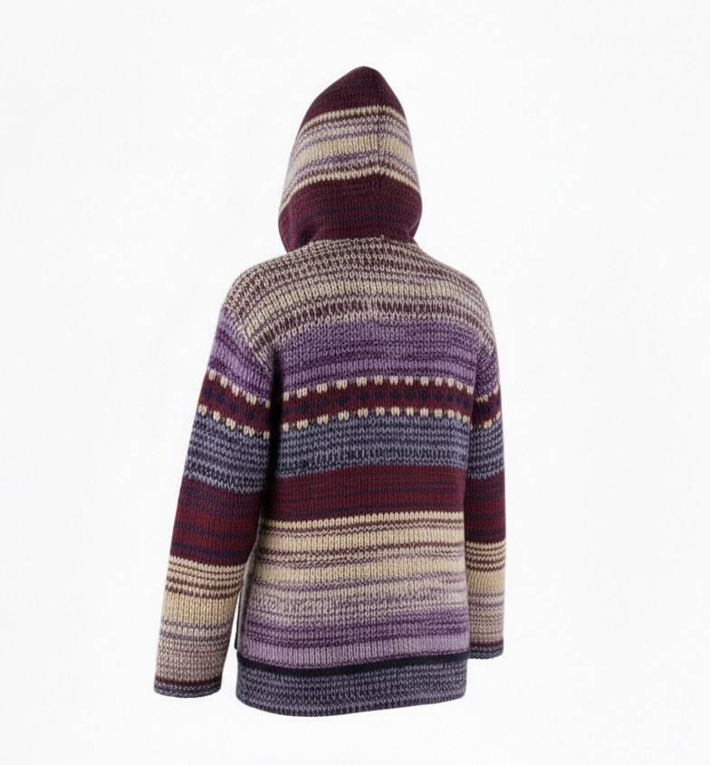 Premium Sherpa Wool Jacket from Nepal – Handmade Himalayan Fleece Lined Hippie Jacket | Bulk Wholesale