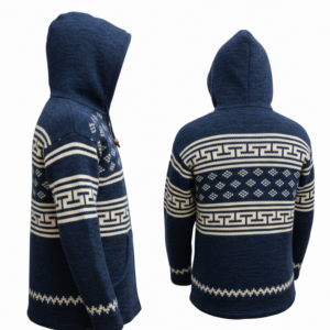 Eco-Friendly Handmade Sherpa Wool Jacket – Himalayan Boho Winter Jacket | Nepal Wholesale Supplier