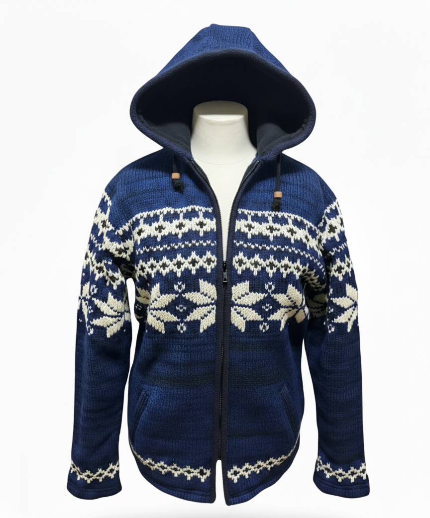 Himalayan Fleece Lined Sherpa Jacket – Handmade Bohemian Winter Coat | Wholesale Hippie Fashion