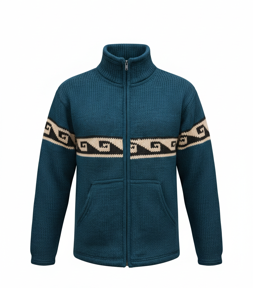 Traditional Himalayan Sherpa Wool Jacket – Warm Fleece Lined Hippie Style | Nepal Wholesale