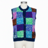 Hand Knitted Patchwork Wool Vest – Boho Hippie Style | Wholesale Supplier