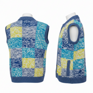 Handmade Patchwork Wool Vest Supplier – Boho Knitwear Bulk Export