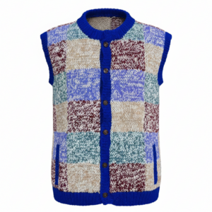 Wholesale Patchwork Wool Vest – Handmade Hippie Clothing Manufacturer