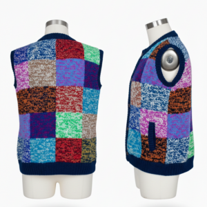 Artisan Patchwork Wool Vest – Handmade Hippie Clothing | Manufacturer