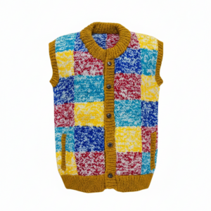 Global Wholesale Patchwork Wool Vest – Boho Hippie Knitwear Supplier