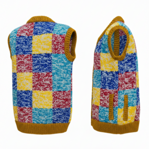 Global Wholesale Patchwork Wool Vest – Boho Hippie Knitwear Supplier