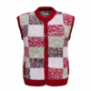 Colorful Patchwork Wool Vest – Hand Knitted Festival Fashion | Wholesale