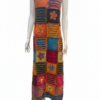 Women’s Razor Cut Patchwork Dress – Handmade Bohemian Cotton Outfit