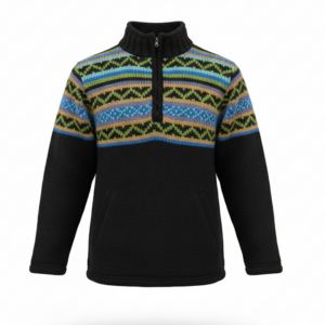 Handmade Wool Sweater Made in Nepal – 100% New Zealand Wool Winter Knitwear
