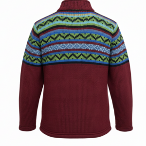 Nepal Handmade 100% New Zealand Wool Sweater – Warm Knit Pullover for Winter