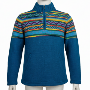 Authentic Handmade Wool Sweater – Made in Nepal from 100% New Zealand Wool