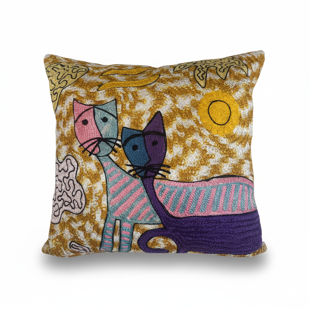 Nepalese Hippie Pillow Covers – Boho Style Handmade Cushions