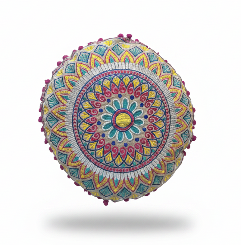 Vintage Hippie Style Cushion Covers – Handmade Boho Designs
